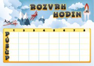 Rozvrh hodin Mráčky - zvětšit obrázek