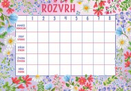 Rozvrh hodin Květiny - zvětšit obrázek