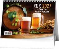 Stolní kalendář - Rok 2027 s českými minipivovary