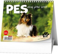 Stolní kalendář - IDEÁL - Pes - věrný přítel /s psími jmény/