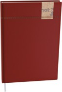 Notes linkovaný A5 - denim - červená - zvětšit obrázek