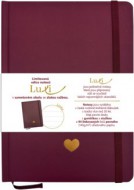 Notes Luxi linky - A5 - lamino - bordó - zvětšit obrázek