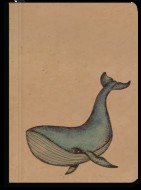 Notes prázdný - A6 - kraft - Velryba - zvětšit obrázek