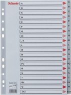 Plastové rejstříky, A4 - A-Z - zvětšit obrázek