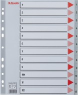 Plastové rejstříky MAXI, A4 - 1-12 - zvětšit obrázek
