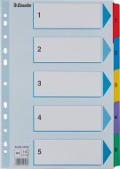 Zesílené rejstříky Mylar, A4 - 1 - 5 - zvětšit obrázek