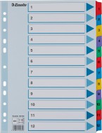 Zesílené rejstříky Mylar, A4 - 1-12 - zvětšit obrázek