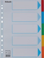 Kartonové rozlišovače, A4 - 5 listů - zvětšit obrázek