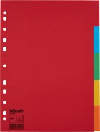 Kartonové rozlišovače Economy, A4 - 5 listů - zvětšit obrázek