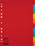 Kartonové rozlišovače Economy, A4 - 10 listů - zvětšit obrázek