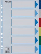 Plastové rozlišovače, A4 - 6 listů - zvětšit obrázek