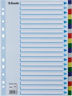 Plastové rozlišovače, A4 - 20 listů - zvětšit obrázek