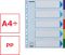 Plast. rozlišovače 5 listů A4 maxi