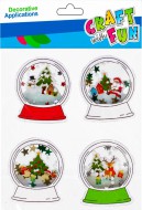 Vánoční samolepky koule 501364 - zvětšit obrázek