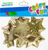 Samolepicí zlaté hvězdy 16 ks 521546