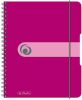 Blok spirálový A5/80 listů, růžový