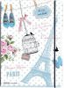 Sešit flex A4/2x40 listů, Paříž