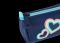 Oxford - Pouzdro kulaté Oxford DOTS modré