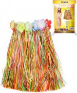 KARNEVAL Sukně Hawaii 72cm barevná dospělá KOSTÝM