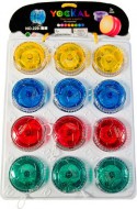 JoJo plastové 5cm průhledné, 4 barvy