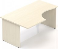 Ergonomický stůl Visio 160 x 100 cm, levý javor - zvětšit obrázek