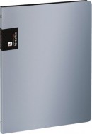 Pořadač Metallic se 4 kroužkovou mechanikou  stříbrná - zvětšit obrázek
