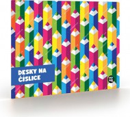 Desky na číslice Pastelky