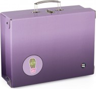 Kufřík lamino hranatý A4 OXY NEXT Ombre Purple