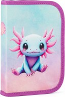 Penál 1 p. 2 chlopně, prázdný Axolotl