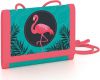 Dětská textilní peněženka Plameňák