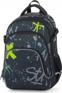 Studentský batoh OXY SCOOLER Graffiti Blue