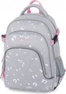Studentský batoh OXY SCOOLER Grey geometric