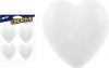 Srdce 6cm/4ks polystyren 1042287