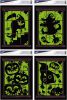 Okenní fólie halloween svítící HA007 30x20cm 1042336
