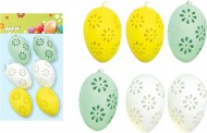 Vajíčka plast 6cm/6ks mix S180259G 2221329 - zvětšit obrázek