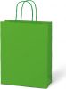 Taška dárková T4 kraft 180x230x100 zelená 5251221