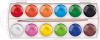 barvy vodové 12 ks barev 30mm + štětec 6300358