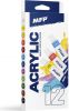 akrylové barvy set základní 12 x 12ml 6300391
