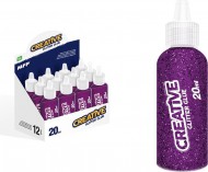 Lepidlo glitrové 20ml fialové 6330764
