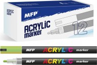 Akrylový popisovač 4mm - zelený světlý 6410831