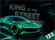desky na číslice King of Street 8021129