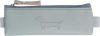 Penál etue mini s gumou na diář Sausage Dog light gray 20x4cm 