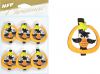 Kolíček dřevěný halloween sova 6ks/4,8cm XC20191491 8885984