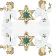 Kolíček dřevěný andělé 6ks/4,8cm CJ-20S189B-1 8886251