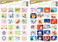 Samolepky adventní kalendář mix 2001 8886450