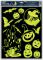 okenní fólie halloween svítící HA002 30x42cm 10419