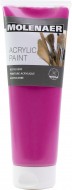 akrylová barva, magenta, 250ml akrylová barva Molenaer