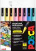 Posca, 8 ks, pastel.barvy sada popisovačů PC-3M