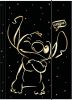 Školní desky s gumičkou A4, Stitch Gold 1