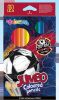 Pastelky Jumbo Football, 12 barev trojhranné 